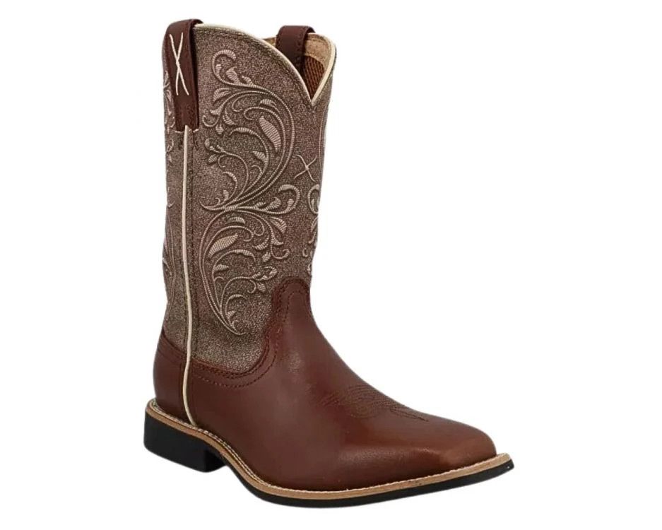 TWISTED X BOY'S TOP HAND SEQUOIA &amp; STUCCO BOOT