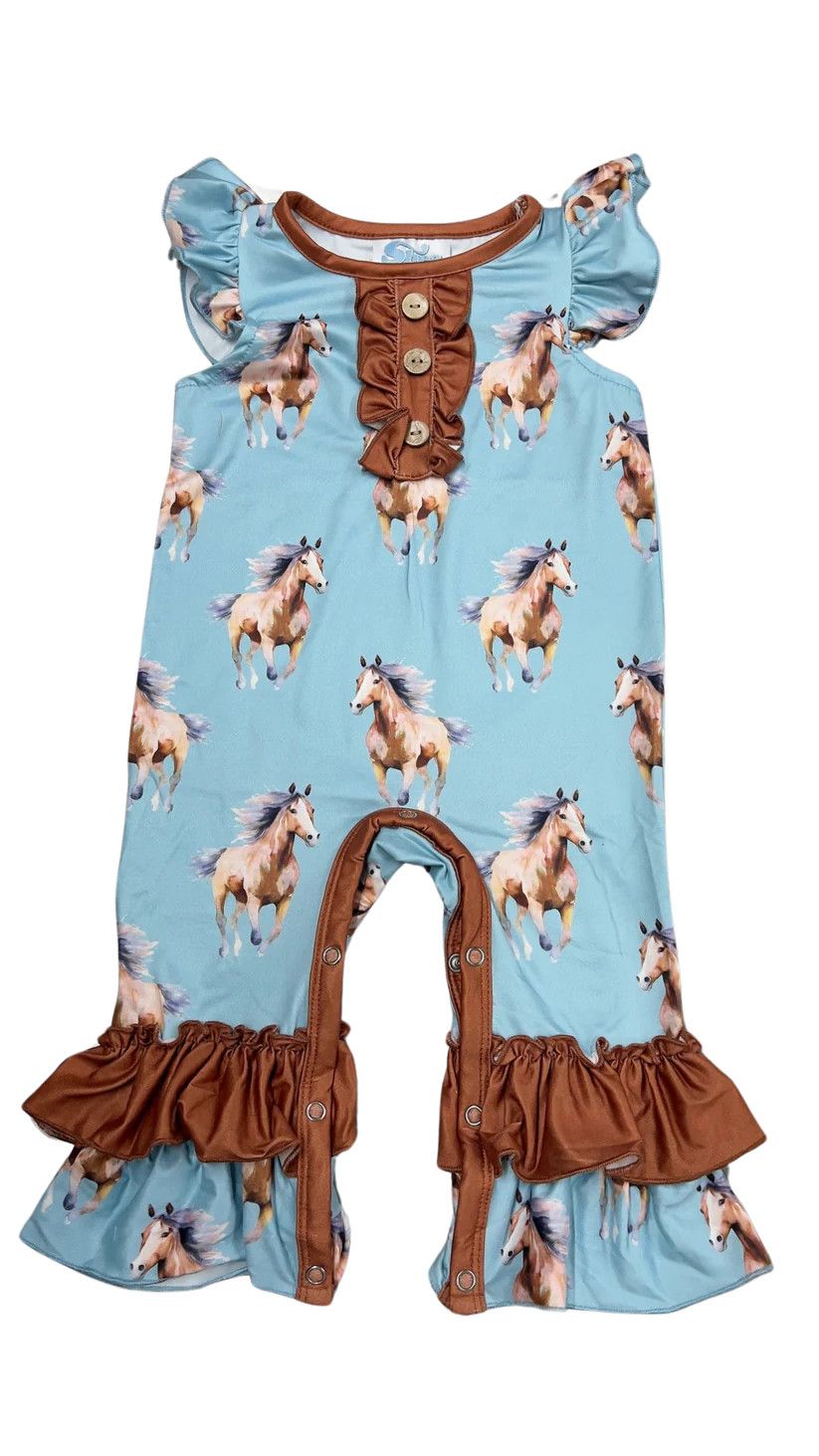 RUNNING HORSE ROMPER
