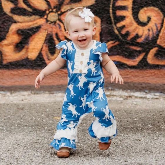RARING HORSE ROMPER