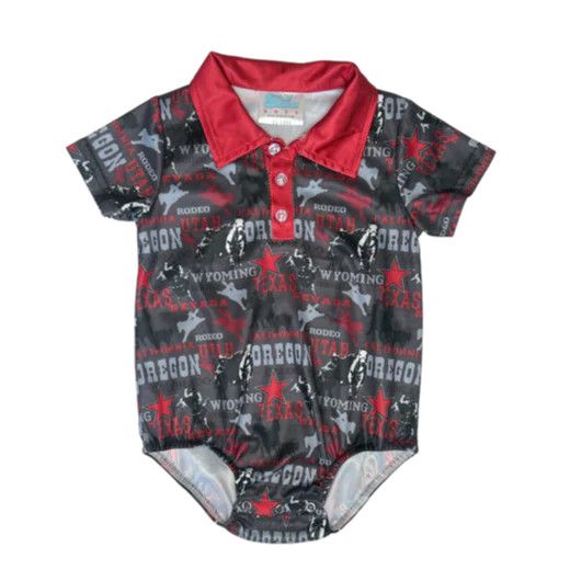 RODEO ROAD POLO ONESIE