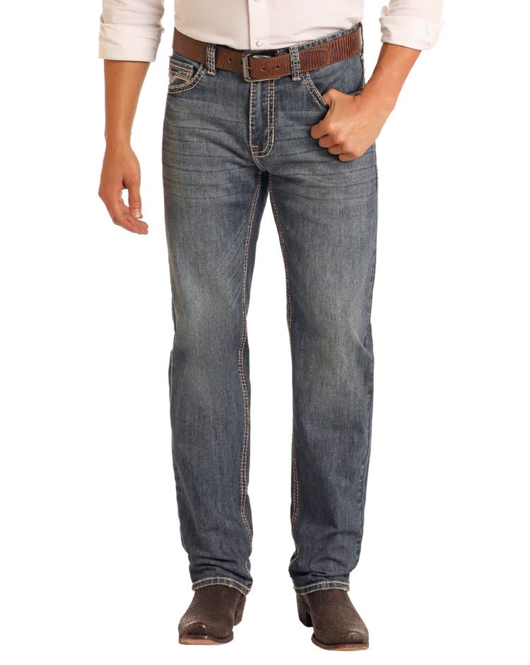 ROCK &amp; ROLL CANNON LOOSE FIT TAPERED BOOTCUT JEAN