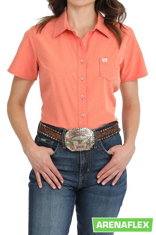 CINCH SOLID BUTTON DOWN WESTERN SHIRT