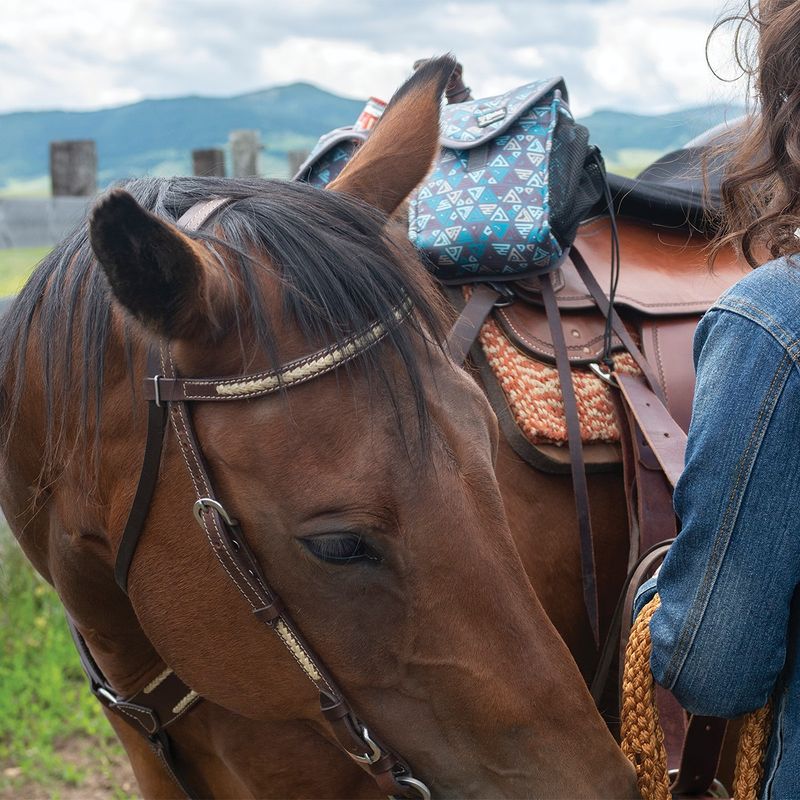 CASHEL RAWHIDE BROWBAND HEADSTALL LACED