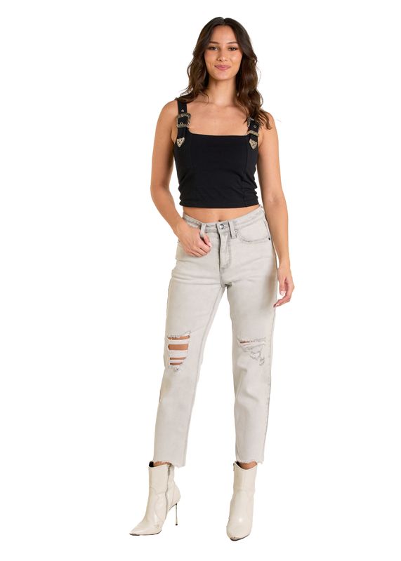 ROCK &amp; ROLL STRAIGHT CROP JEAN