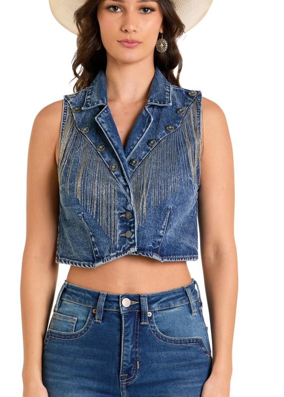 ROCK &amp; ROLL FRINGE VEST