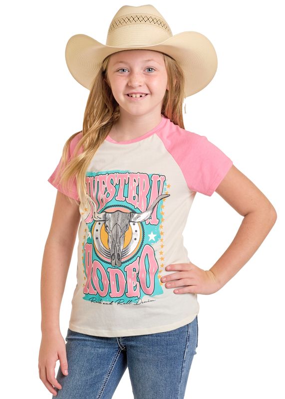 ROCK &amp; ROLL WESTERN RODEO TEE
