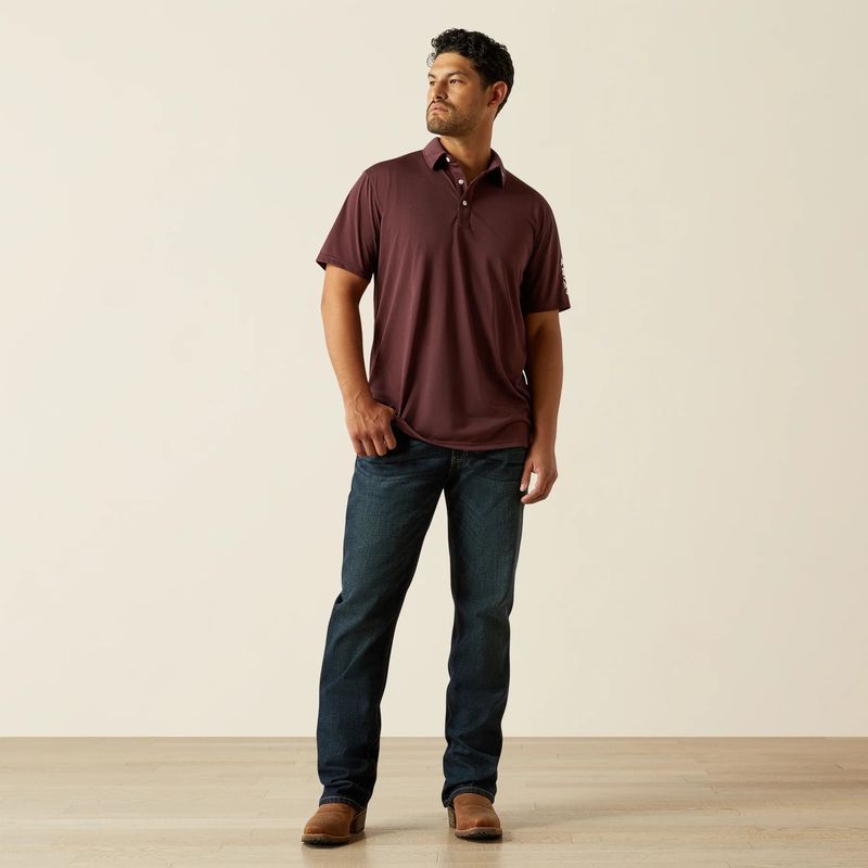 ARIAT TEAM LOGO POLO