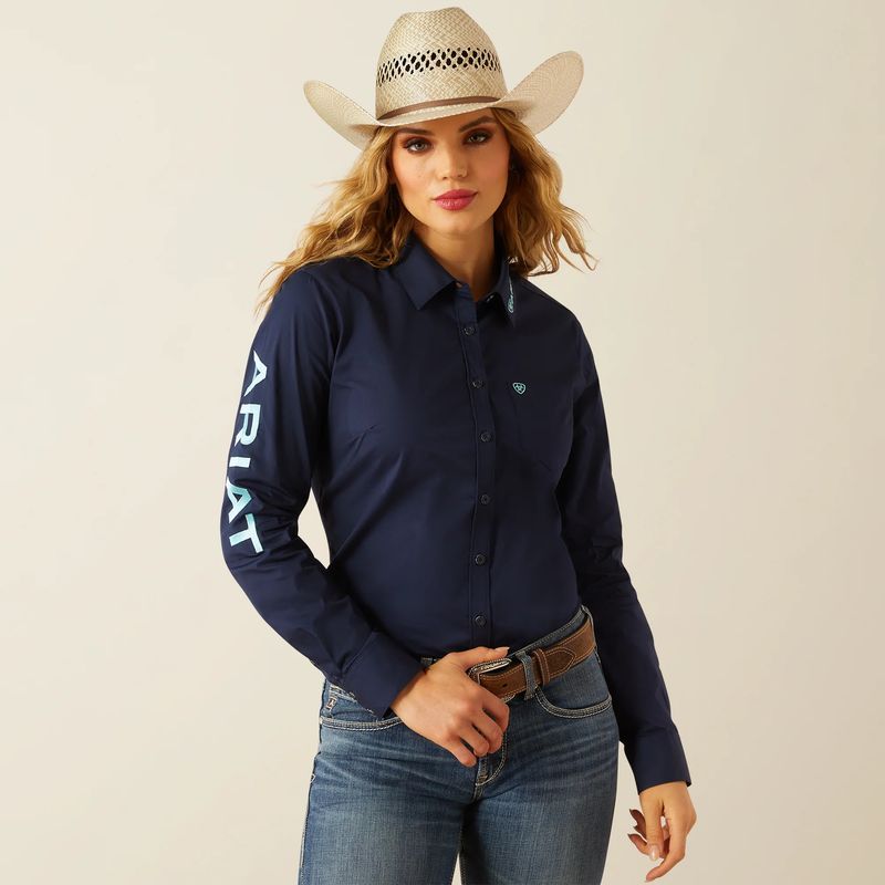ARIAT TEAM KIRBY STRETCH BUTTON DOWN SHIRT