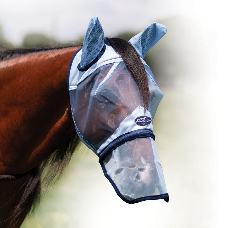 PROFESSIONAL&#39;S CHOICE FLYSCREEN MASK WITH NOSE