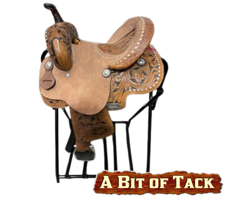 12” Rawhide Buckstitch pony barrel saddle