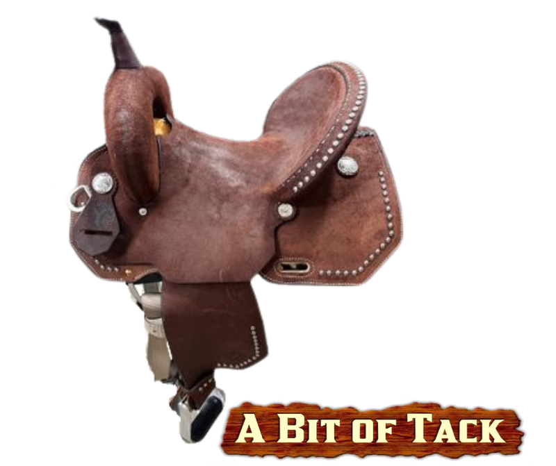 14&quot; Circle Y Redwood barrel saddle Wide
