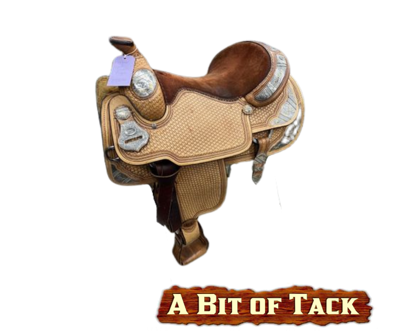 15&quot; Used Silver Royal Show Saddle