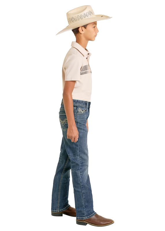 ROCK &amp; ROLL REVOLVER SLIM FIT JEAN