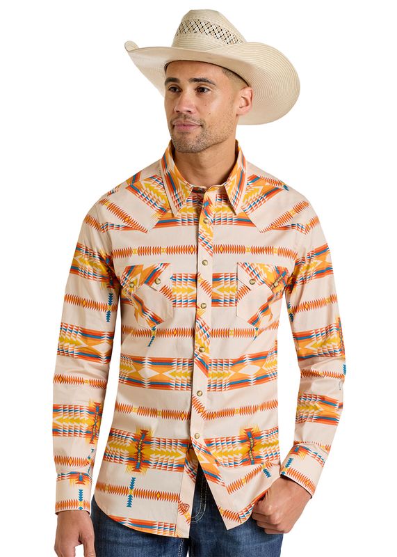 ROCK &amp; ROLL AZTEC SNAP WESTERN SHIRT