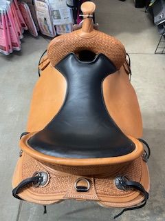 17" Circle Y Sulphur River Trail Saddle - Regular Tree