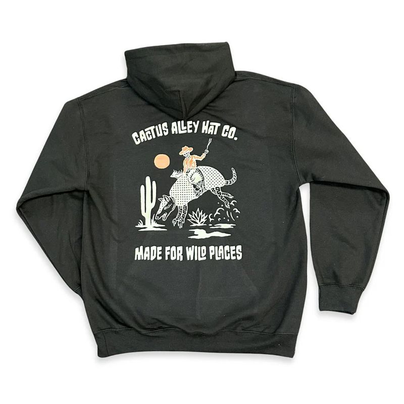 CACTUS ALLEY HAT CO. &quot;BUCKIN DILLO&quot; HOODIE