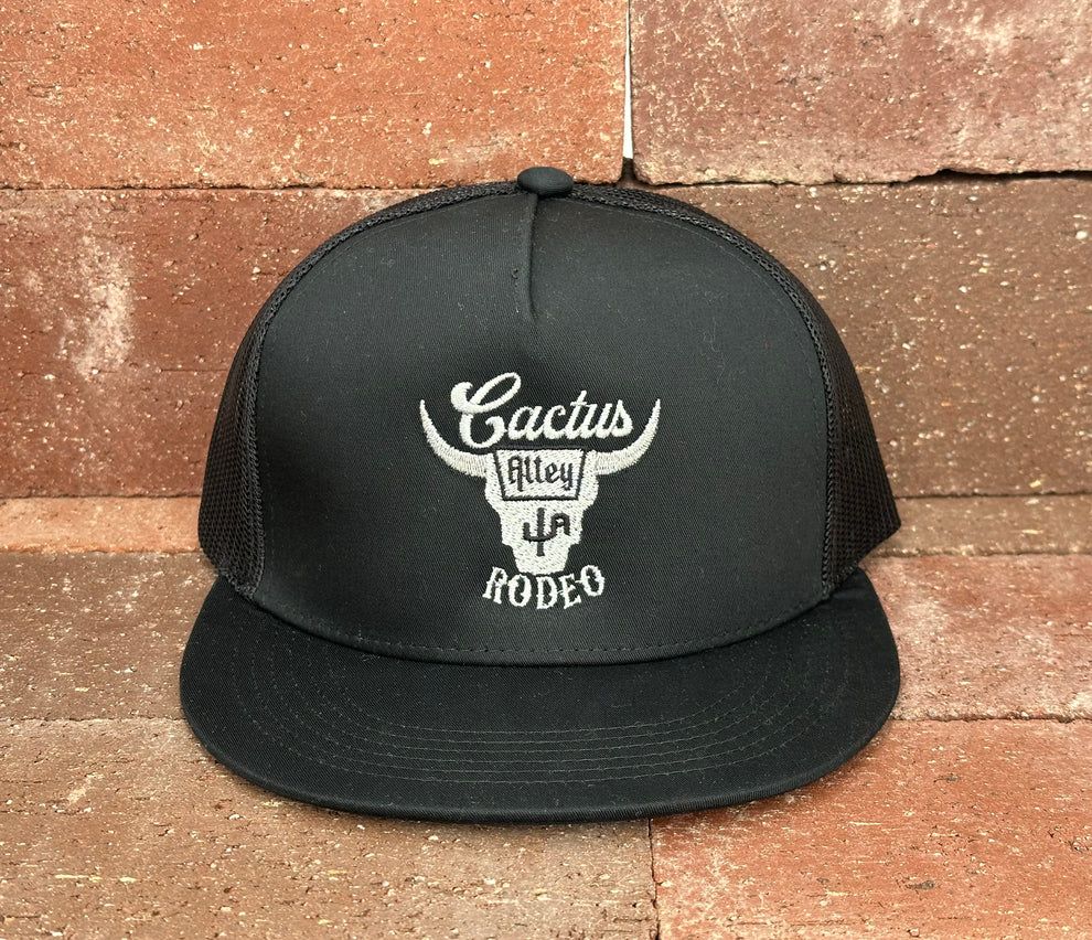 CACTUS ALLEY HAT CO. &quot;CACTUS CLASSIC-SILVER&quot; SNAPBACK CAP