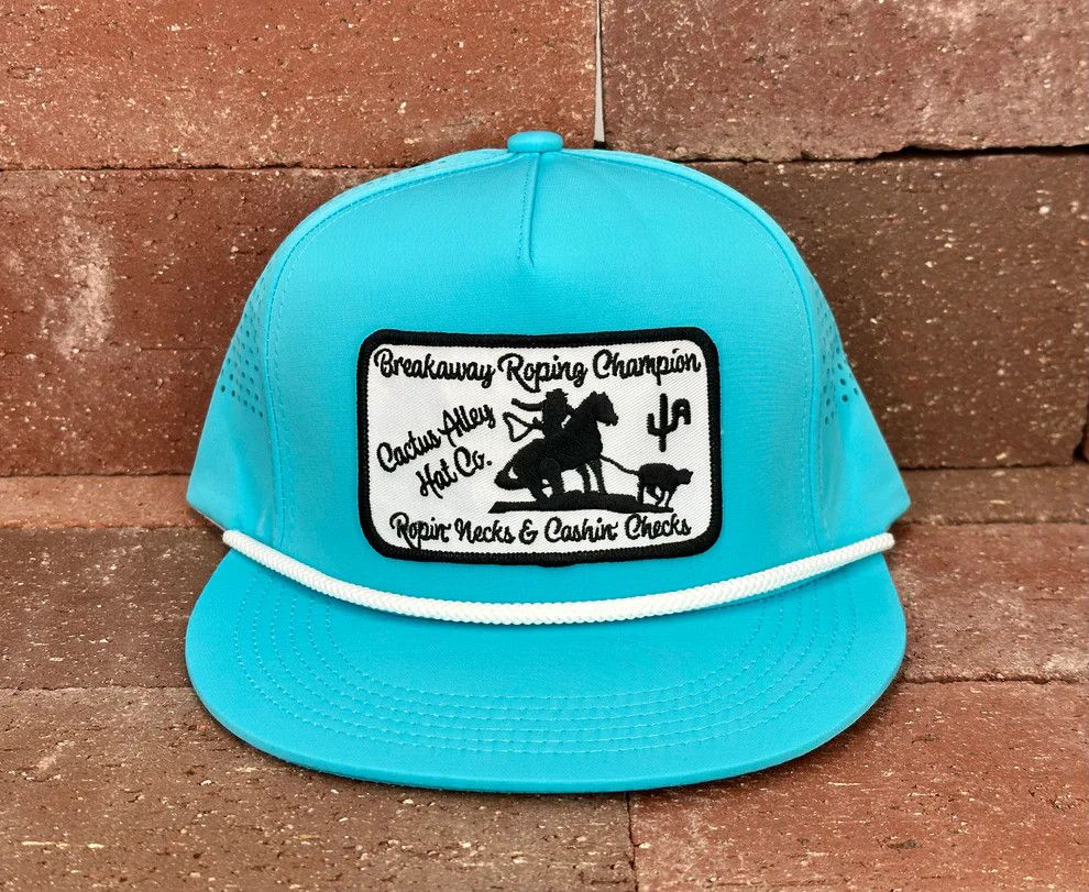 CACTUS ALLEY HAT CO. &quot;BREAKAWAY ROPING&quot; SNAPBACK CAP