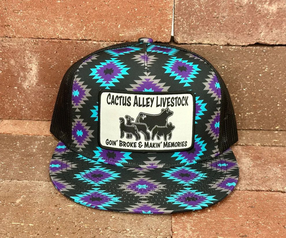 CACTUS ALLEY HAT CO. &quot;LIVESTOCK&quot; SNAPBACK CAP