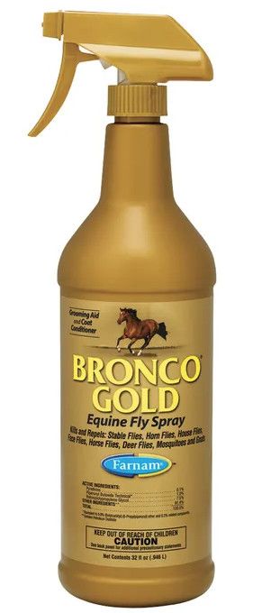 BRONCO GOLD FLY SPRAY [32 OZ.]