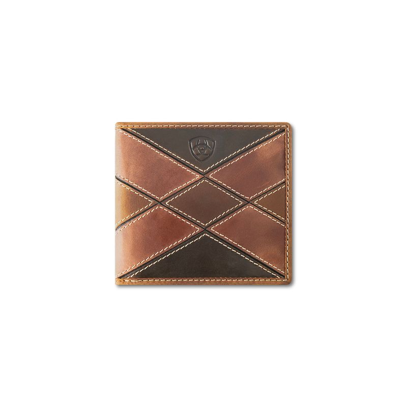 ARIAT PATCHWORK BIFOLD WALLET