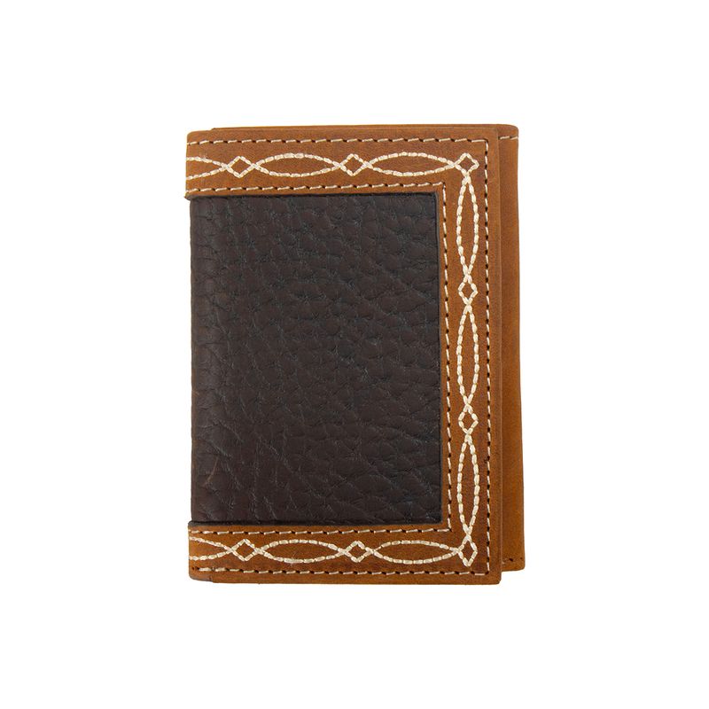 NOCONA BOOTSTITCH TRIFOLD WALLET
