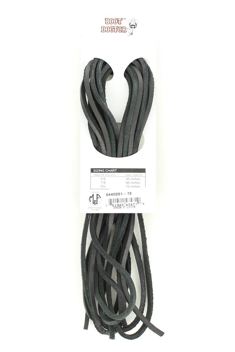 BOOT DOCTOR 72&quot; LEATHER LACES [MULTIPLE COLORS]