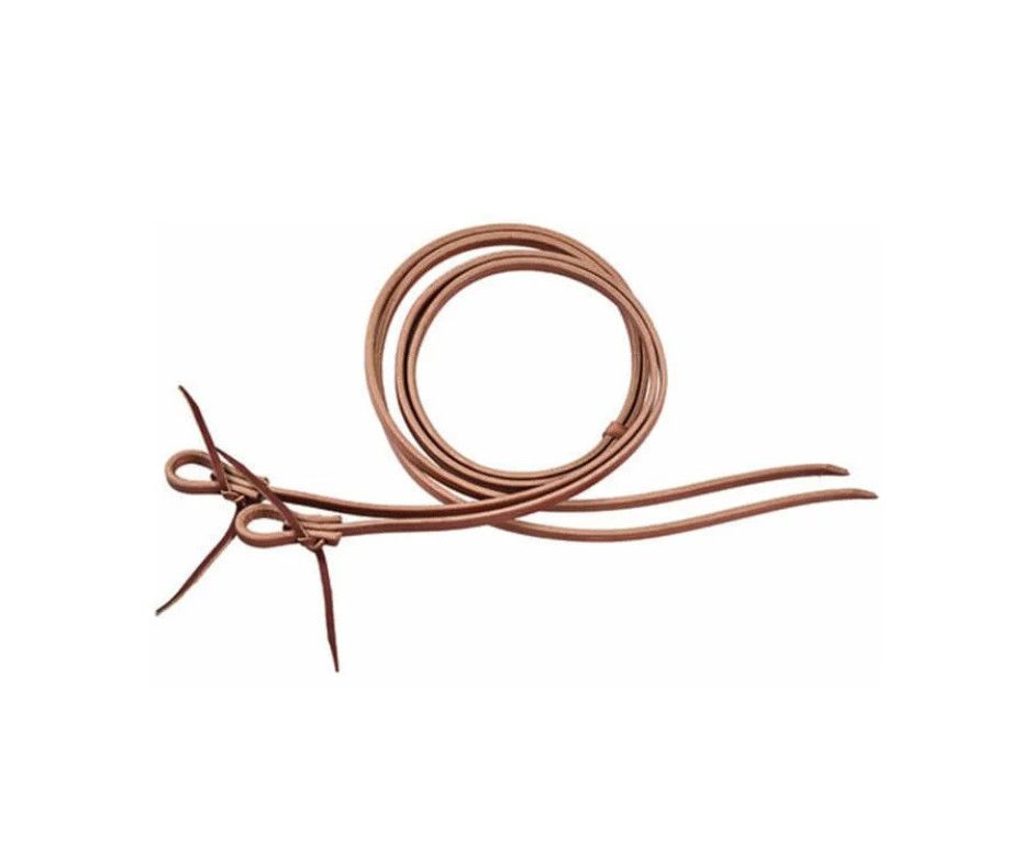 BERLIN CUSTOM LEATHER PONY SPLIT REINS, 1/2&quot;X6&#39;