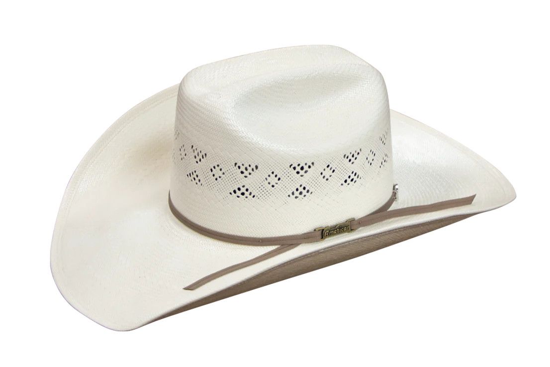 8500 S-QH AMERICAN HAT CO. STRAW COWBOY HAT