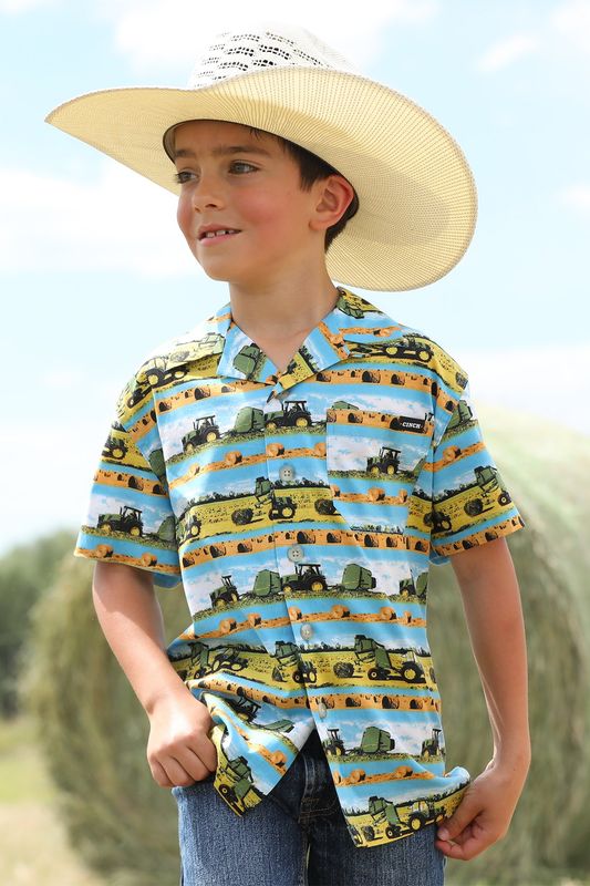 CINCH HAYIN&#39; SEASON CAMP SHIRT