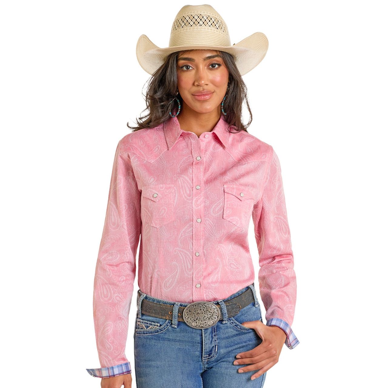 PANHANDLE SLIM PAISLEY SNAP WESTERN SHIRT