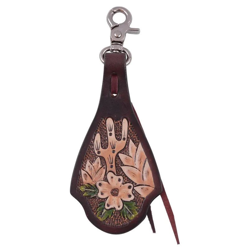 CIRCLE Y ACRON LEATHER CHARM