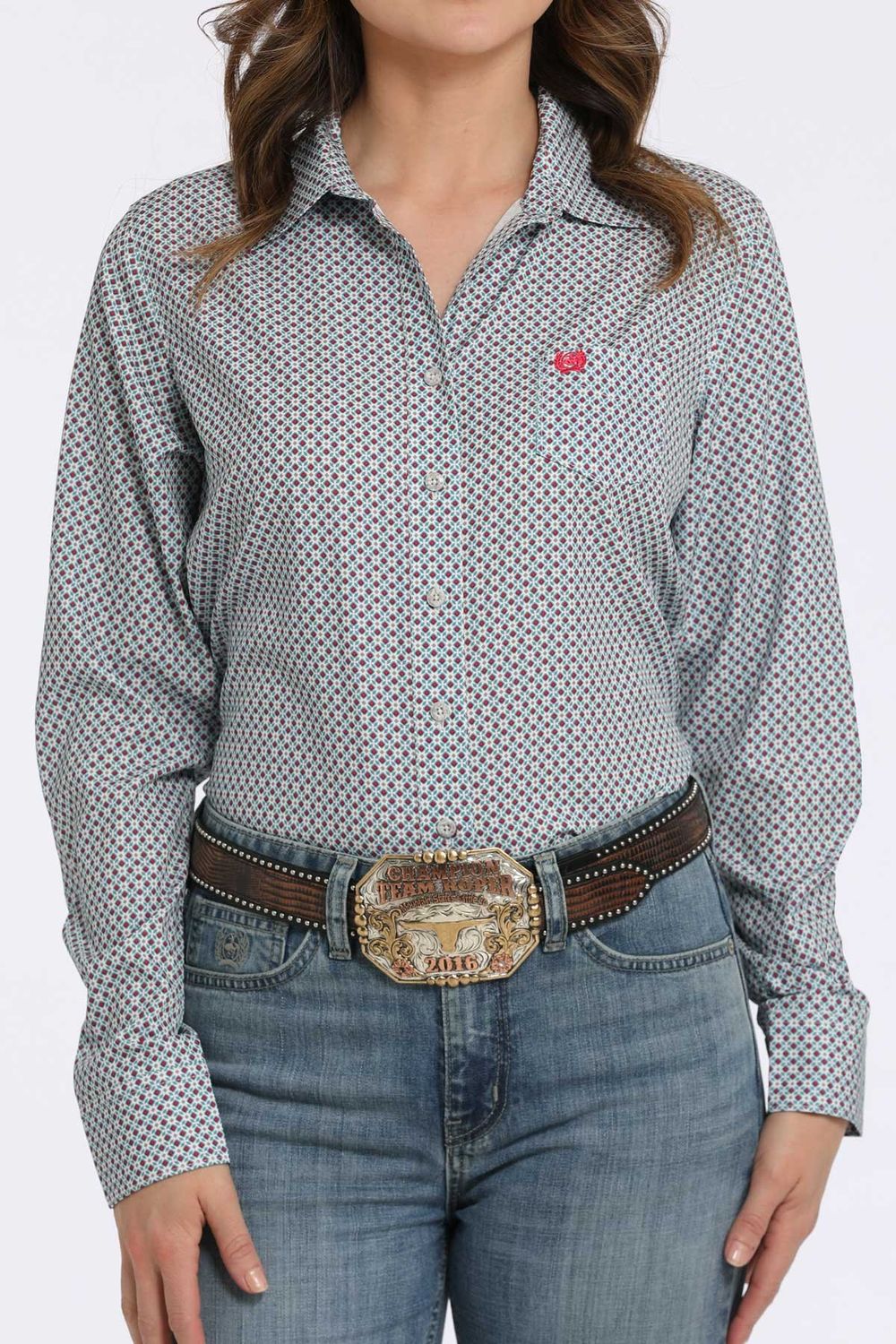 CINCH MEDALLION BUTTON DOWN WESTERN SHIRT