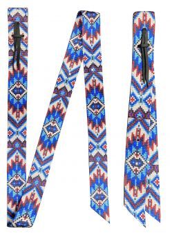 SHOWMAN NYLON TIE STRAP AND OFF BILLET SET SOUTHWEST