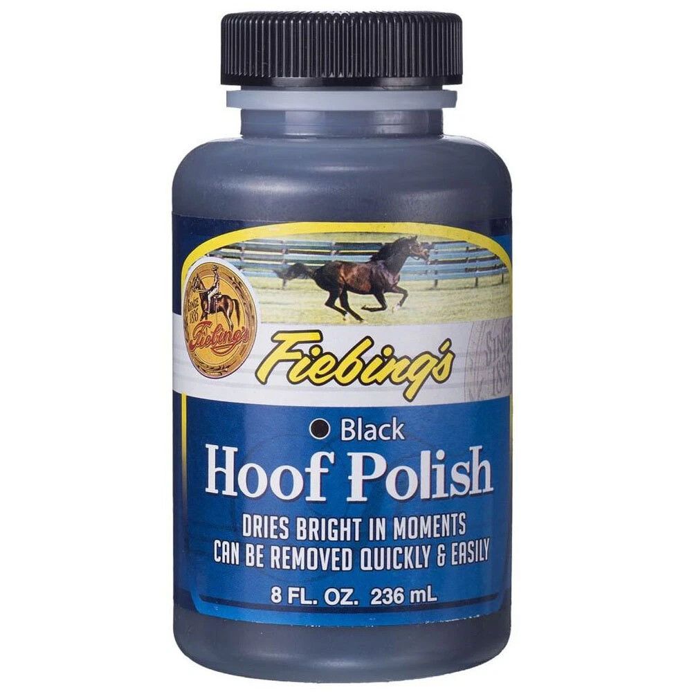 FIEBING&#39;S HOOF POLISH BLACK 8 OZ.