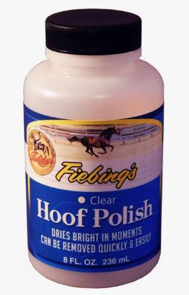FIEBING&#39;S HOOF POLISH CLEAR 8 OZ.