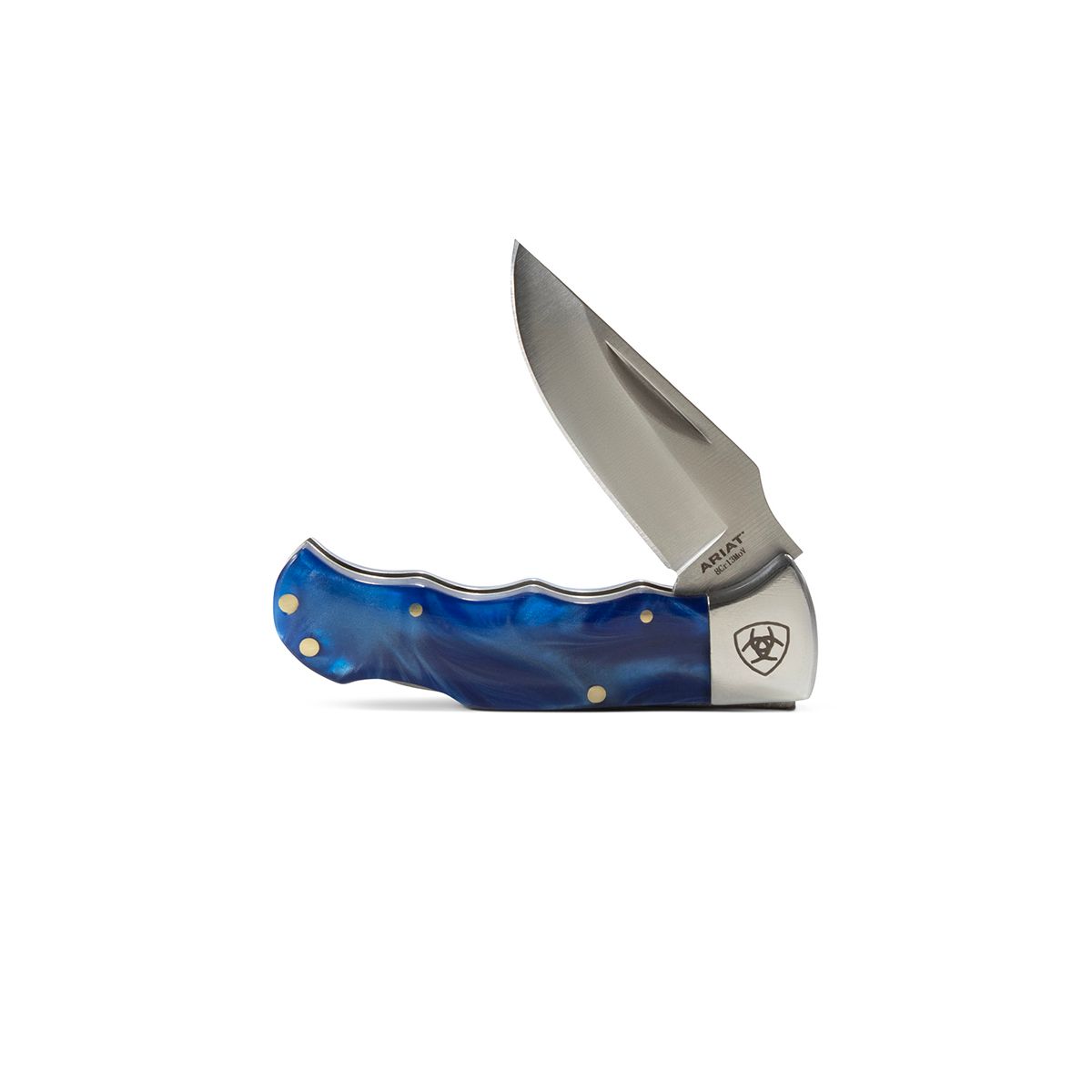 ARIAT SMOOTH BLUE SMALL BLADE KNIFE