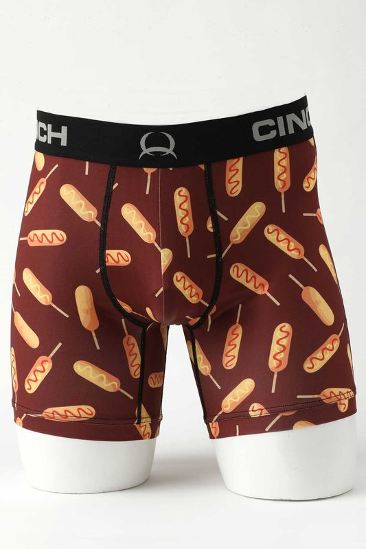 CINCH 6&quot; CORNDOGS BOXER BRIEFS