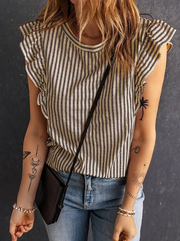RUFFLED TANK TOP