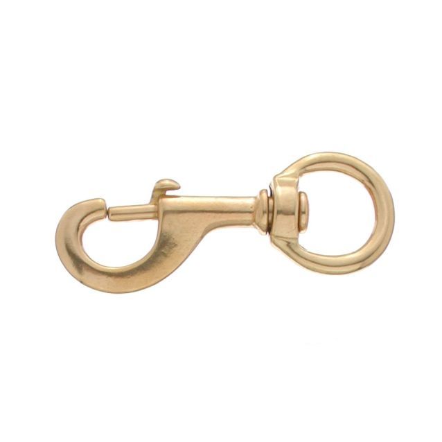 BRASS PLATED BOLT SNAP, 1&quot;