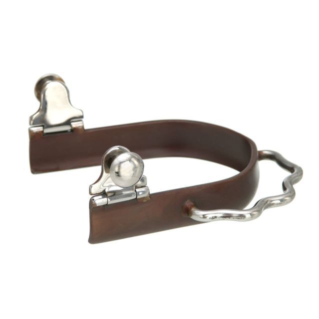 TOUGH 1 ANTIQUE BROWN SIDEWINDER BUMPER SPURS