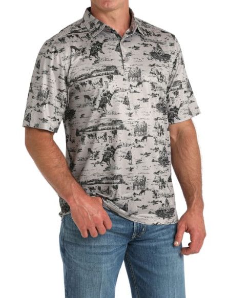 CINCH ARENAFLEX WESTERN POLO