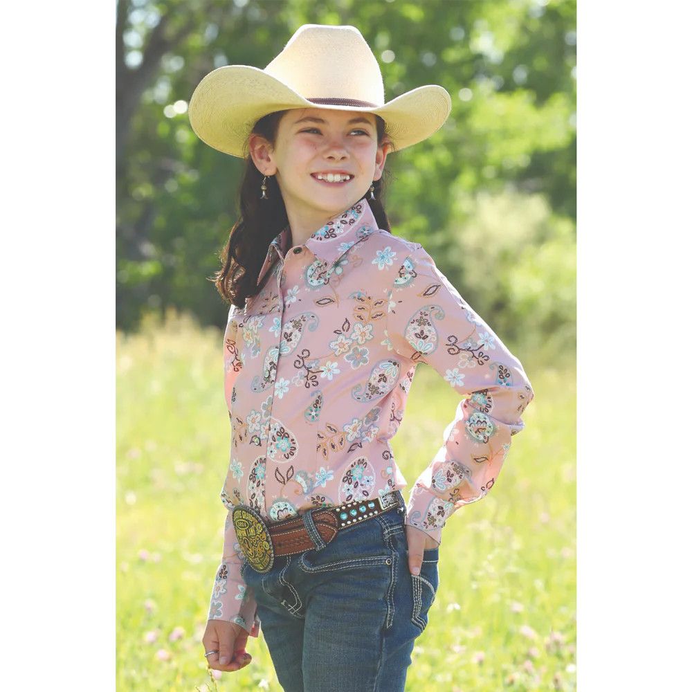 CRUEL GIRLS FLORAL WESTERN SNAP SHIRT