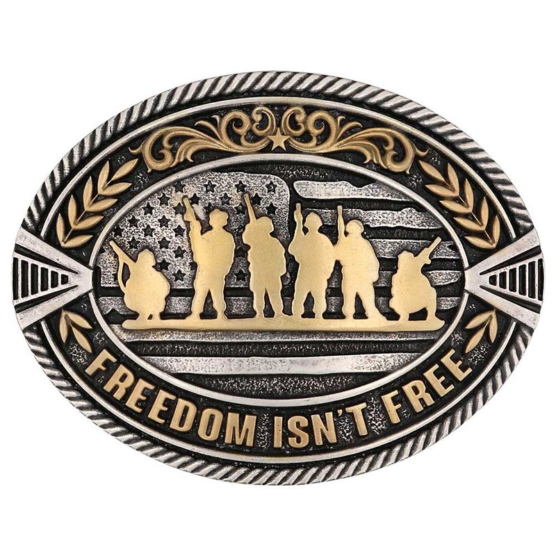 FREEDOM ISN&#39;T FREE BUCKLE