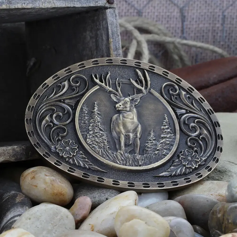 HERITAGE OUTDOOR STAG BUCKLE