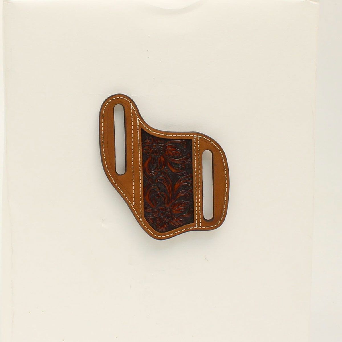 ARIAT BROWN FLORAL TOOLING KNIFE SHEATH SLEEVE