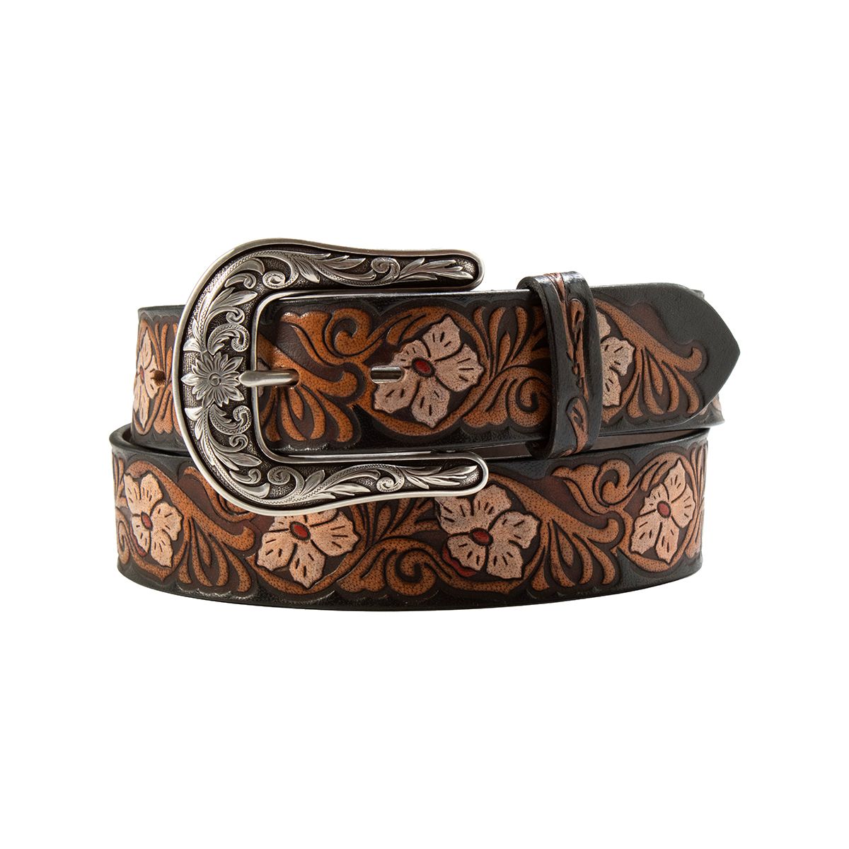 NOCONA FLORAL TOOLED BELT