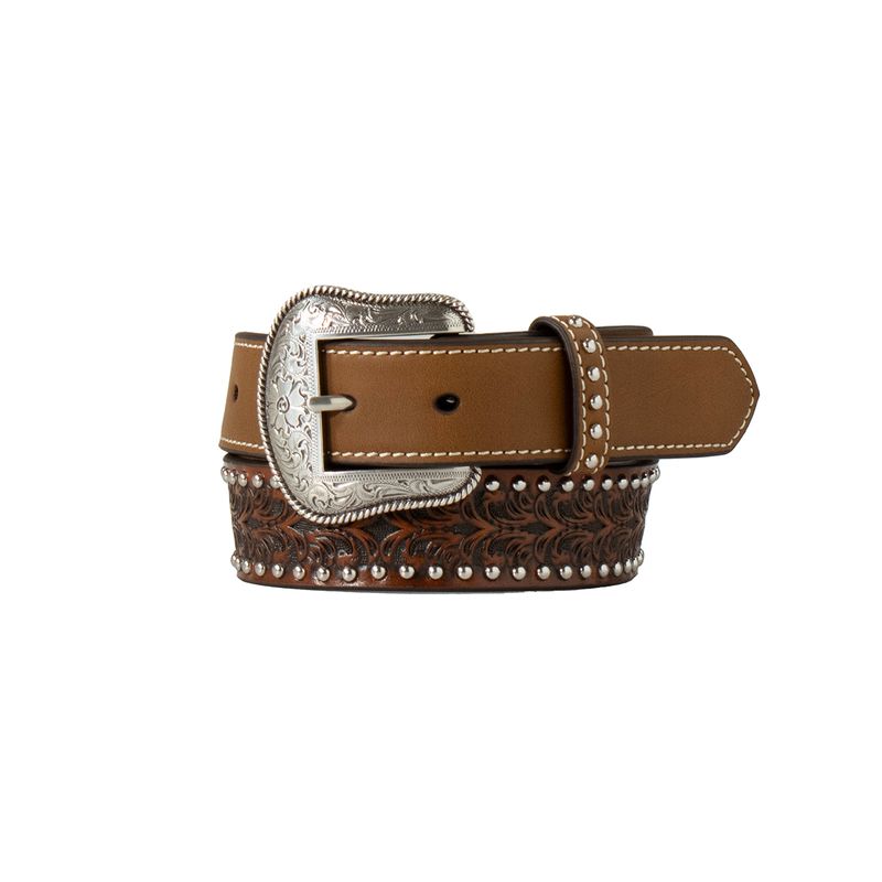 NOCONA FLOWER TOOLED BELT