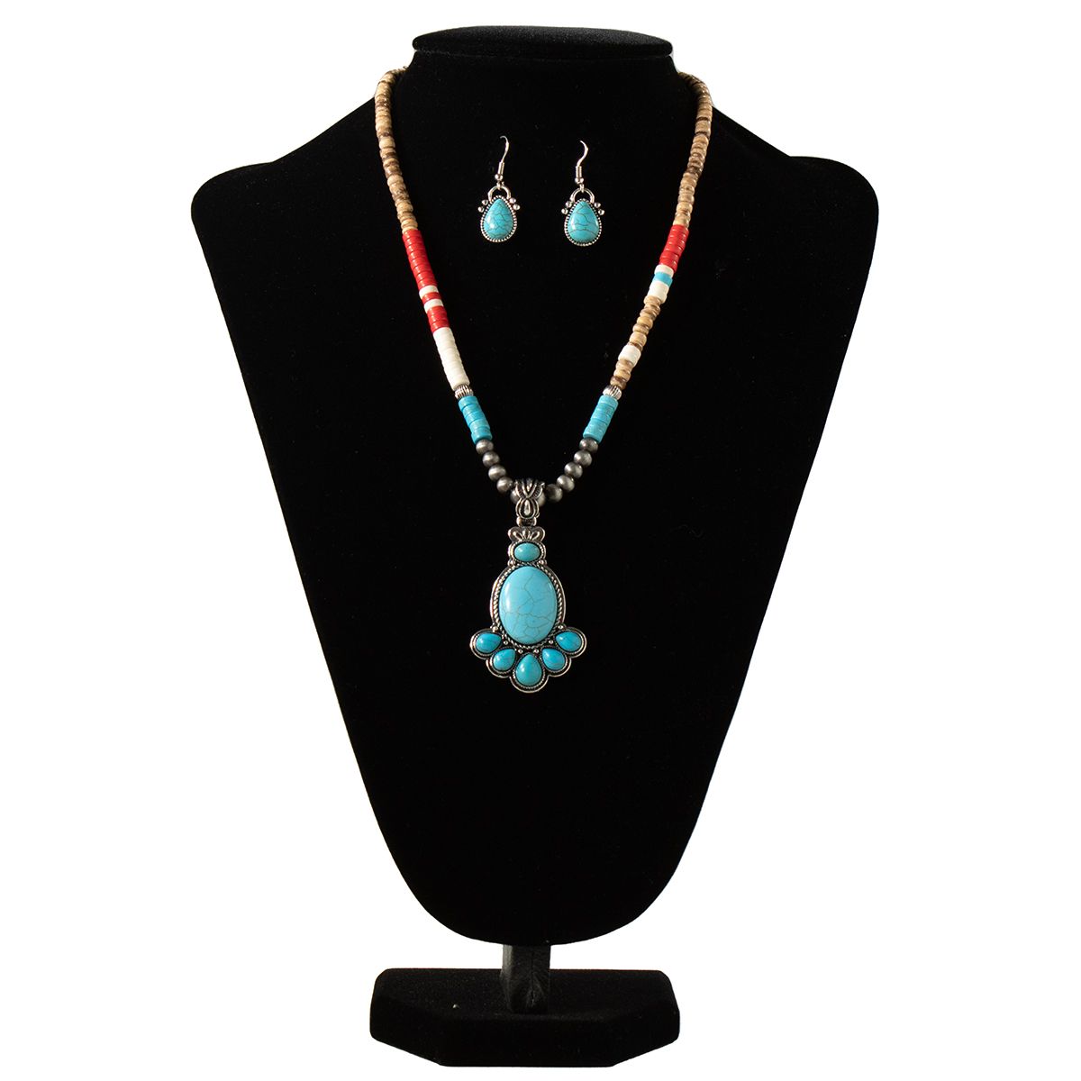 NAVAJO BEADED JEWELRY SET
