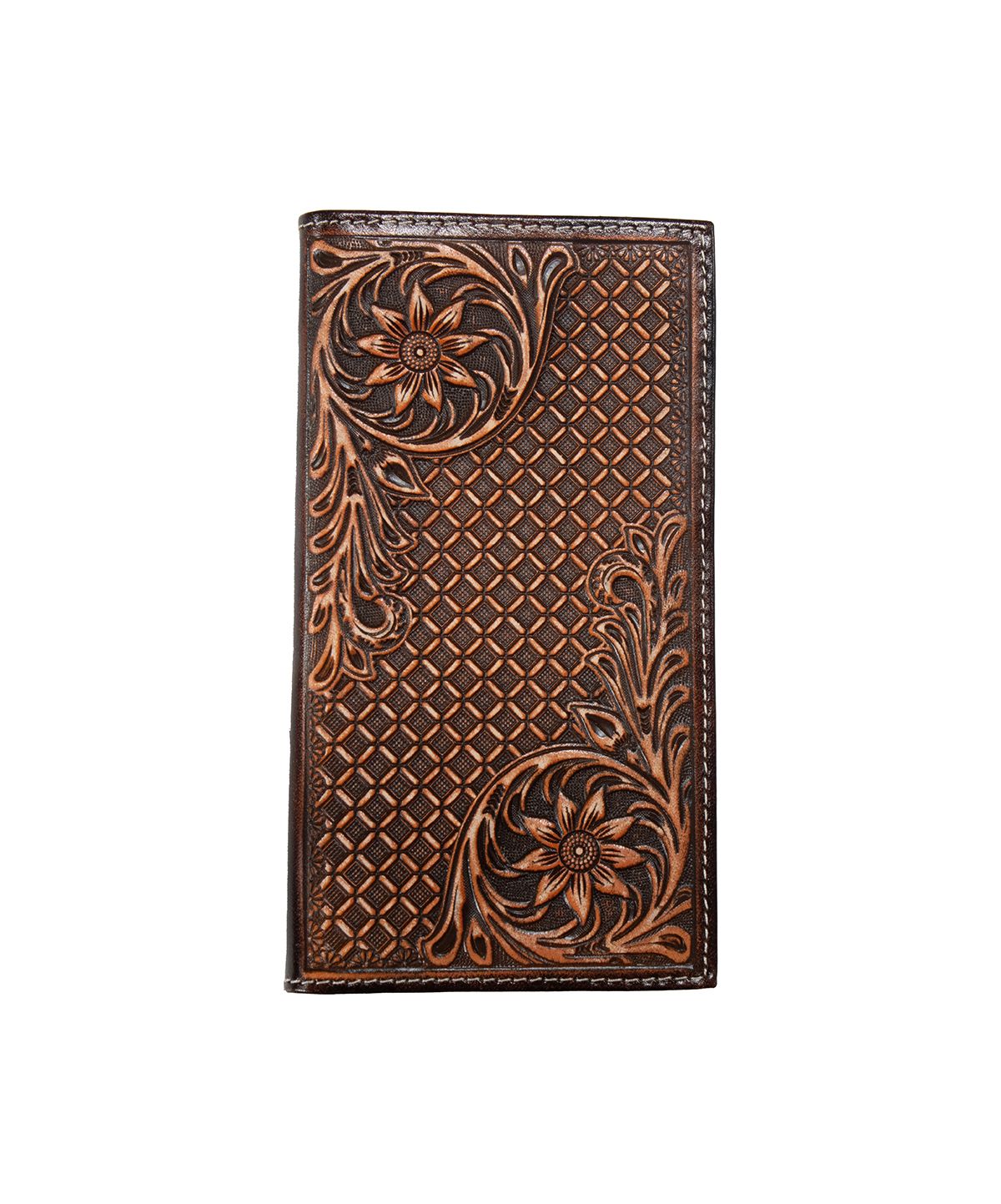 NOCONA FLORAL TOOLED RODEO WALLET